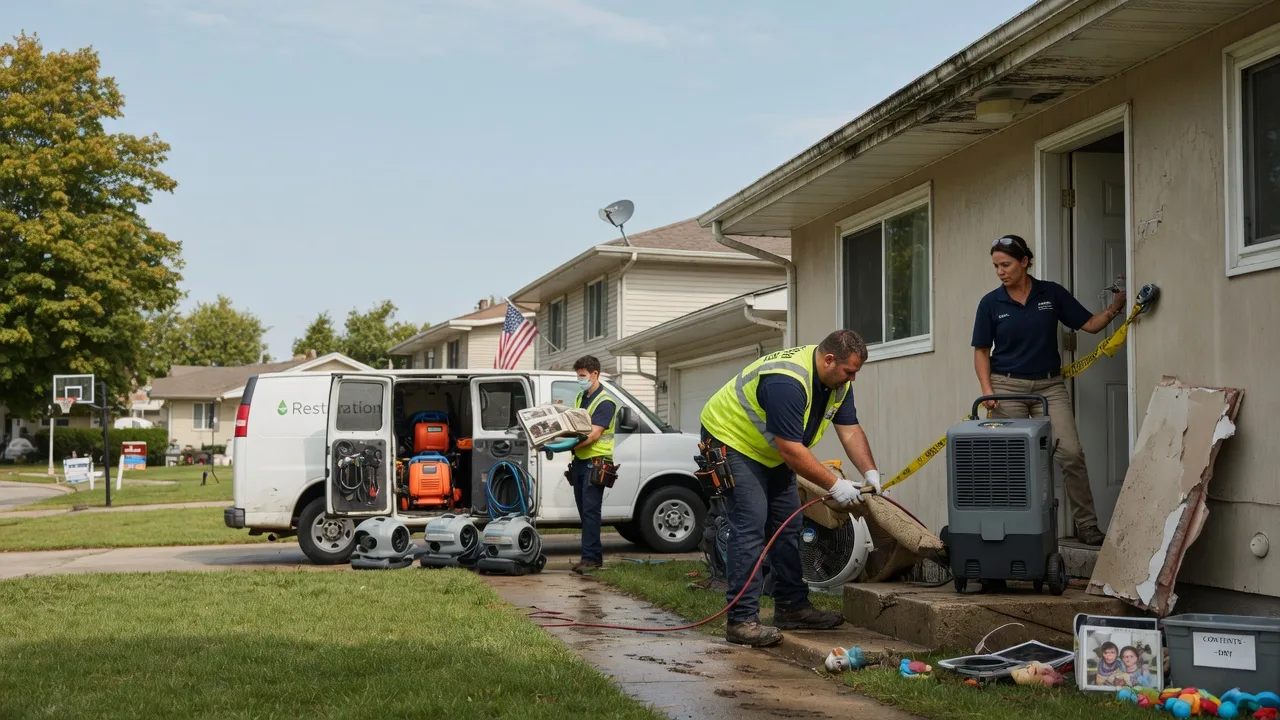 Water Damage Restoration in Carlinville, IL near me